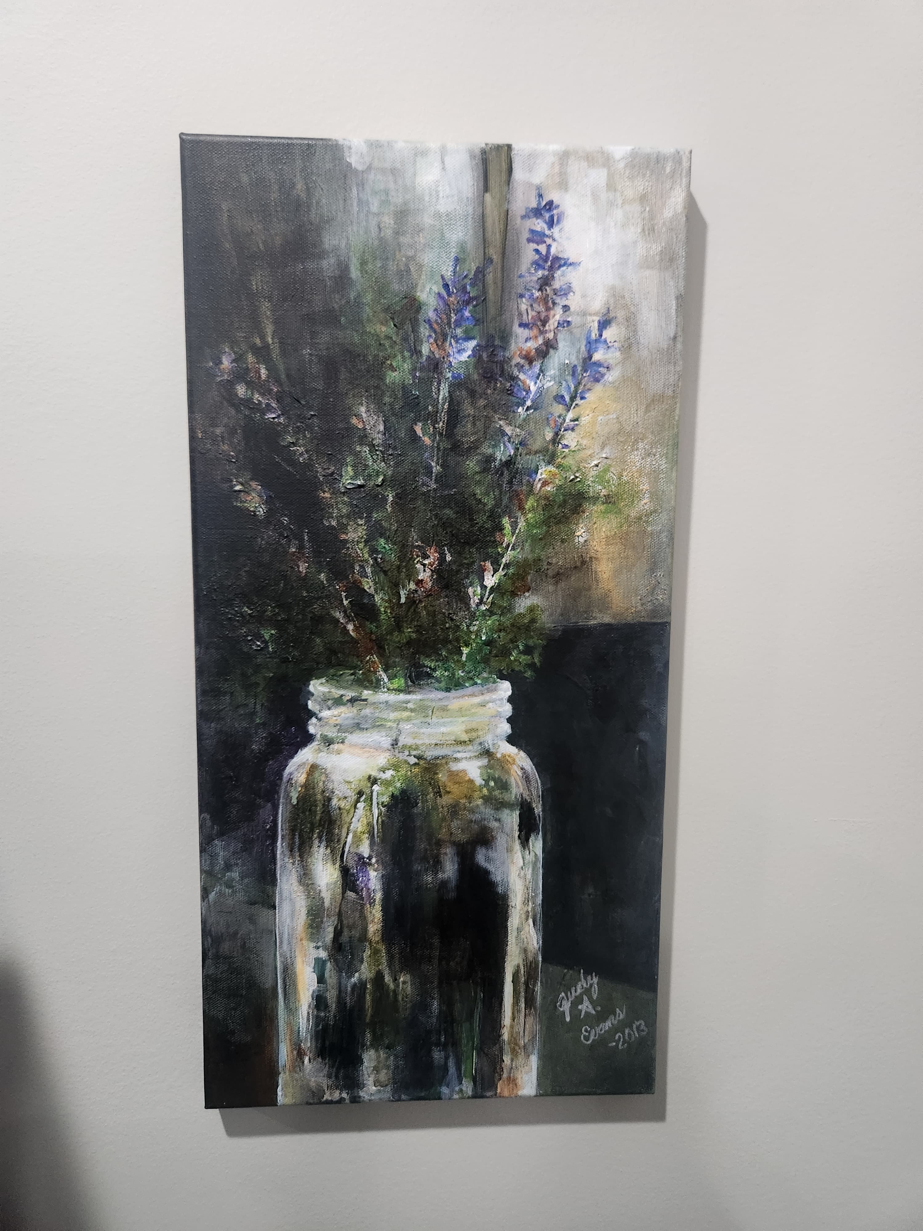 Lavender in a Mason Jar